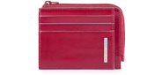 Чехол для кредитных карт Piquadro Blue Square PP4822B2R / R красный натур.кожа