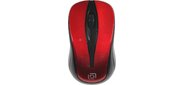 Мышь Oklick 675MW черный / красный оптическая (800dpi) беспроводная USB (2but)