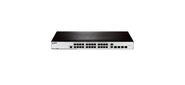 D-Link DES-3200-28, 24-Port 10 / 100Mbps + 2 Combo 1000BASE-T / SFP + 2 SFP L2 Management Switch