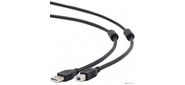 Cablexpert Кабель USB 2.0 Pro CCF2-USB2-AMBM-6,  AM / BM,  1.8м,  экран,  2феррит.кольца,  черный,  пакет