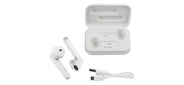 Гарнитура вкладыши Redline BHS-22 белый беспроводные bluetooth (в ушной раковине)