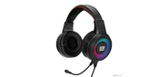 Exegate EX295316RUS Полноразмерные игровые наушники с микрофоном  (гарнитура) ExeGate Gaming HS-520G  (USB,  2x3.5мм,  динамик 40мм,  20-20000Гц,  длина кабеля 2.5м,  регулировка громкости,  RGB подсветка)