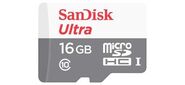 Флеш карта microSD 16GB SanDisk microSDHC Class 10 Ultra 80MB / s