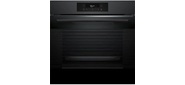 Serie 6,  духовой шкаф электрический,  60 см,  66 л,  черный матовый , сенсорное управление,  8 режимов+AutoPilot 30 (30 автоматических программ),  LCD-дисплей,  галогенное освещение,  самоочистка EcoClean, Soft Open and Soft Close door, телескопические направляющие на 2 уровнях