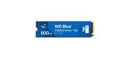 Твердотельный диск 500GB WD Blue,  NVMe,  M.2 2280,  PCI-E 4x4 [R / W - 5000 / 4000 MB / s]