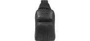 Рюкзак слинг Piquadro Carl CA5751S129 / N черный кожа