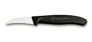 Нож кухонный Victorinox Swiss Classic  (6.7503) стальной для чистки овощей и фруктов лезв.60мм прямая заточка черный