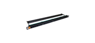 Патч-панель Lanmaster LAN-PPC24U5E 19" 0.5U 24xRJ45 кат.5e UTP