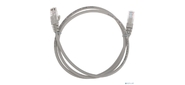 Патч-корд U / UTP,  CAT 5e,  RJ45-RJ45,  26AWG,  ZH нг (А)-HF,  серый,  1м  REXANT