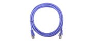 Патч-корд ACD-LPS6A-50P [ACD-LPS6A-50P] Cat6a SSTP,  27AWG, CU Фиолетовй,  5.0м,   (741890)