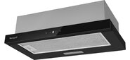 Вытяжка встраиваемая Weissgauff TEL 600 TC черный управление: сенсорное (1 мотор)