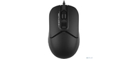 Мышь A4Tech Fstyler FM12S черный оптическая  (1200dpi) silent USB  (3but)