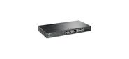 28-port Gigabit Smart switch with 24 PoE+ ports, 24 Gigabit PoE+ ports, 4 Gigabit SFP slots