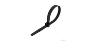 Стяжка пластиковая Rexant 87-0251 250x3.6мм  (упак:100шт) нейлон внешний  (-60 / +85) черный