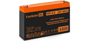 Exegate EX282953RUS Exegate EX282953RUS Аккумуляторная батарея ExeGate HR 6-9   (6V 9Ah,  634W),  клеммы F2