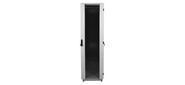 ЦМО! Шкаф телекоммуникационный напольный 42U  (600x600) дверь стекло,  цвет чёрный  (ШТК-М-42.6.6-1ААА-9005)  (3 коробки)