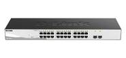 D-Link DGS-1210-26 / F3A Настраиваемый L2 коммутатор с 24 портами 10 / 100 / 1000Base-T и 2 портами 1000Base-X SFP