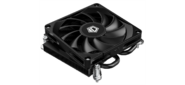 Кулер для процессора ID-COOLING IS-23i BLACK LGA1851 / 1700 / 1200 / 115X низкопрофильный высота 23mm (48шт / кор, TDP 45W, PWM, 2 тепл.трубки, медная база, FAN 80mm) BOX
