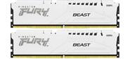 Модуль памяти Kingston FURY Beast White EXPO KF560C30BWEK2-32 DDR 5 DIMM 32Gb PC48000,  6000Mhz, CL30  (Kit of 2)  (retail)