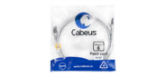 Cabeus PC-FTP-RJ45-Cat.6-2m-LSZH Патч-корд F / UTP,  категория 6,  2xRJ45 / 8p8c,  экранированный,  серый,  LSZH,  2м