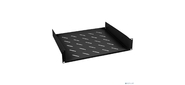 Cabeus SH-J017-2U-400-BK Полка перфорированная для шкафов 19" 2U Cabeus SH-J017-2U-400-BK черная [8629c]