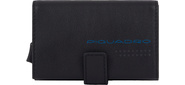 Чехол для кредитных карт Piquadro Urban PP5649UB00R / NGR черный / серый натур.кожа