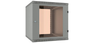 Шкаф коммутационный C3 Solutions WALLBOX LIGHT  (NT176982) настенный 15U 600x650мм пер.дв.стекл несъемн.бок.пан. направл.под закл.гайки 55кг серый 600мм 30кг 744мм IP20 сталь