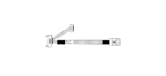 Кабель Amphenol RHS36-2582 HDmSAS SFF8643 to SFF8639 ,  50cm