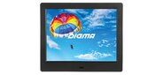 Фоторамка Digma 8" PF-843 1024x768 черный пластик ПДУ Видео