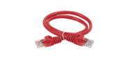 ITK Коммутационный шнур кат. 5Е UTP LSZH 0, 5м красный