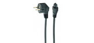 Cablexpert PC-186-ML12-1M, 1м, Schuko- C5, 10А, пакет
