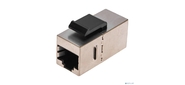 Rexant (02-0109) Адаптер проходной формата Keystone, Jack RJ-45 (8P8C), FTP, CAT 6 PRO