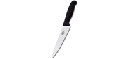 Нож кухонный Victorinox Fibrox  (5.2003.15) стальной разделочный лезв.150мм прямая заточка черный блистер