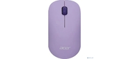 Мышь Acer OMR205 фиолетовый оптическая (1200dpi) беспроводная USB для ноутбука (2but)