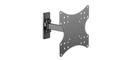 Кронштейн для телевизора Ultramounts UM 876 черный 23"-42" макс.20кг настенный поворот и наклон