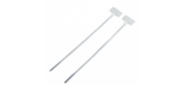 Lanmaster TWT-CVM-205 Стяжка пластиковая нейлоновая с площадкой для маркировки 3, 6х205мм, белая, 100шт