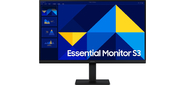 Samsung 24" Essential S3 S30GD S24D300GAI IPS LED 16:9 1920x1080x100Hz 5ms 250cd 1000:1 178 / 178 D-Sub HDMI VESA Tilt Black