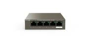 IP-COM F1105P-4-63W Неуправляемый PoE коммутатор 5*10 / 100Etherne, 802.3af / at, до 63Вт