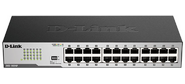 D-Link DGS-1024D / I2A,  L2 Unmanaged Switch with 24 10 / 100 / 1000Base-T ports.16K Mac address,  Auto-sensing,  802.3x Flow Control,  Auto MDI / MDI-X for each port,  802.1p QoS,  D-Link Green technology,  Metal