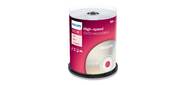 Диск DVD+R Philips 4.7 Gb,  16x,  Cake Box  (100)