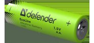 Defender Батарейка алкалиновая LR6-4S АА,  шринк,  4 шт.,  EcoLine