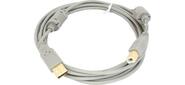 Buro USB2.0-AM / BM-5M-MG Кабель USB 2.0 (A-B), феритовые кольца 5м.