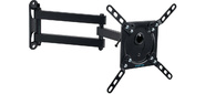 Кронштейн для телевизора Kromax DIX-14 черный 15"-42" макс.20кг настенный поворотно-выдвижной и наклонный