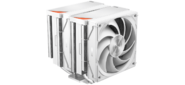 Кулер для процессора /  PCCooler RZ620 WH  (260W,  4-pin PWM,  158mm,  Al / Cu,  6x6mm,  2x120mm,  86.73CFM,  32dBA,  1800RPM,  S: 1851,  1700,  1200,  115X,  AM5,  AM4,  white)