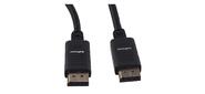 Кабель GoPower DisplayPort  (m)-DisplayPort  (m) 1.8м ПВХ ver.1.4 черный Premium Zip-Lock c подвесом