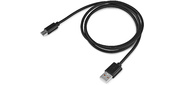Кабель Buro USB A (m)-USB Type-C (m) черный 1м (BHP RET TYPEC1 BL)