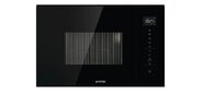 Встраиваемая микроволновая печь Gorenje BM201SG3BG,  20 л,  5 уровней мощности,  8 автопрограмм,  сенсорное управление,  дисплей,  гриль,  поворотный стол,  AquaClean,  автоменю цвет черный
