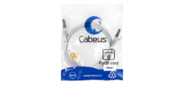 Cabeus PC-FTP-RJ45-Cat.6-1m-LSZH Патч-корд F / UTP,  категория 6,  2xRJ45 / 8p8c,  экранированный,  серый,  LSZH,  1м