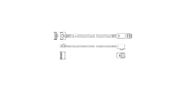 Кабель JPC P7321GB01000-9 Cable MCIO x8 74P  (STRAIGHT TYPE)  -TO-  MCIO x8 74P  (STRAIGHT TYPE) ,  85 Ohm,  L:100cm