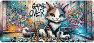 Коврик для мыши Cactus Game Over 900x400x4мм  (CS-MP-COR01XXL)